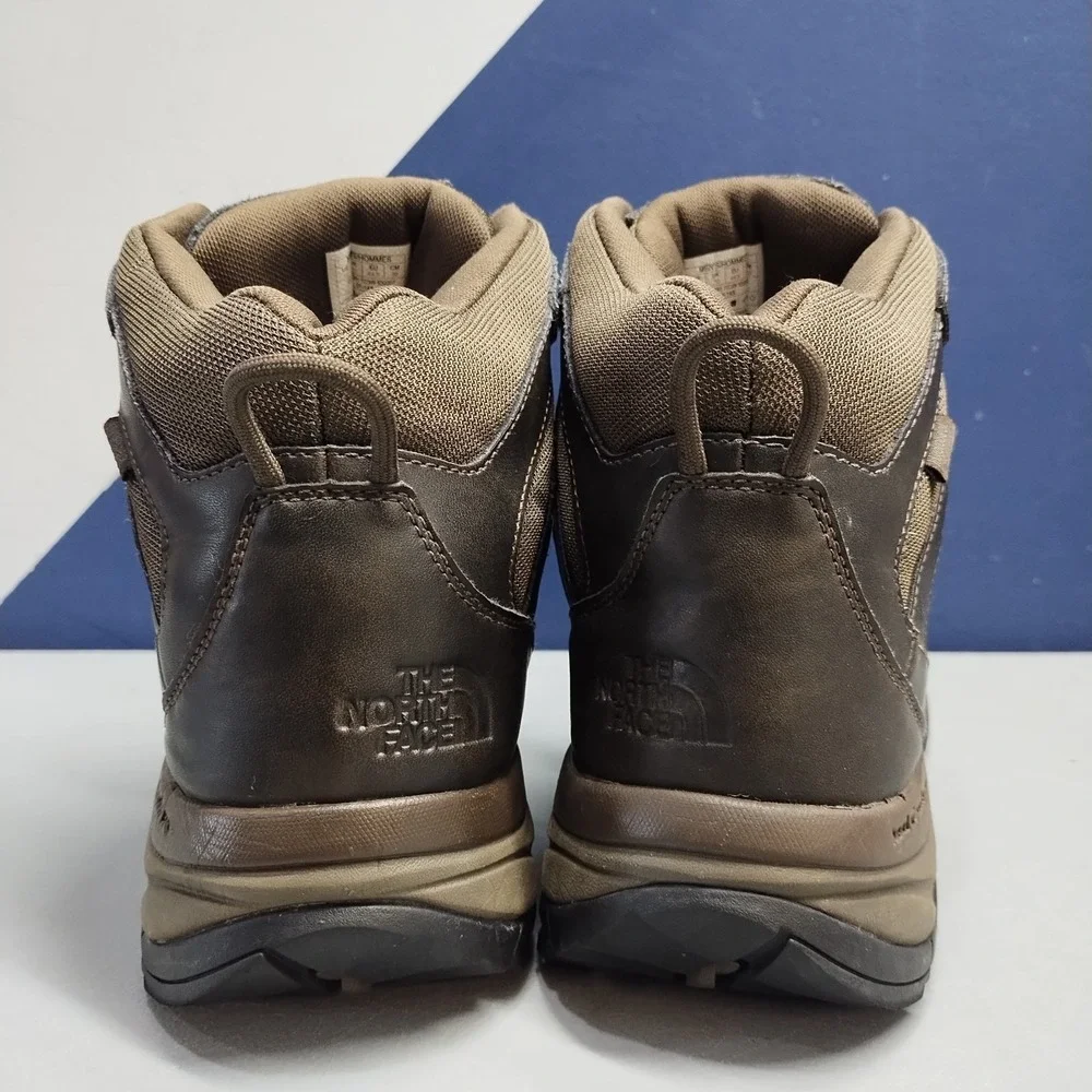 The North Face Storm Mid Waterproof Work Boots Men 11 Brown Insulated TC3W632207